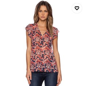 Joie Macy B silk top